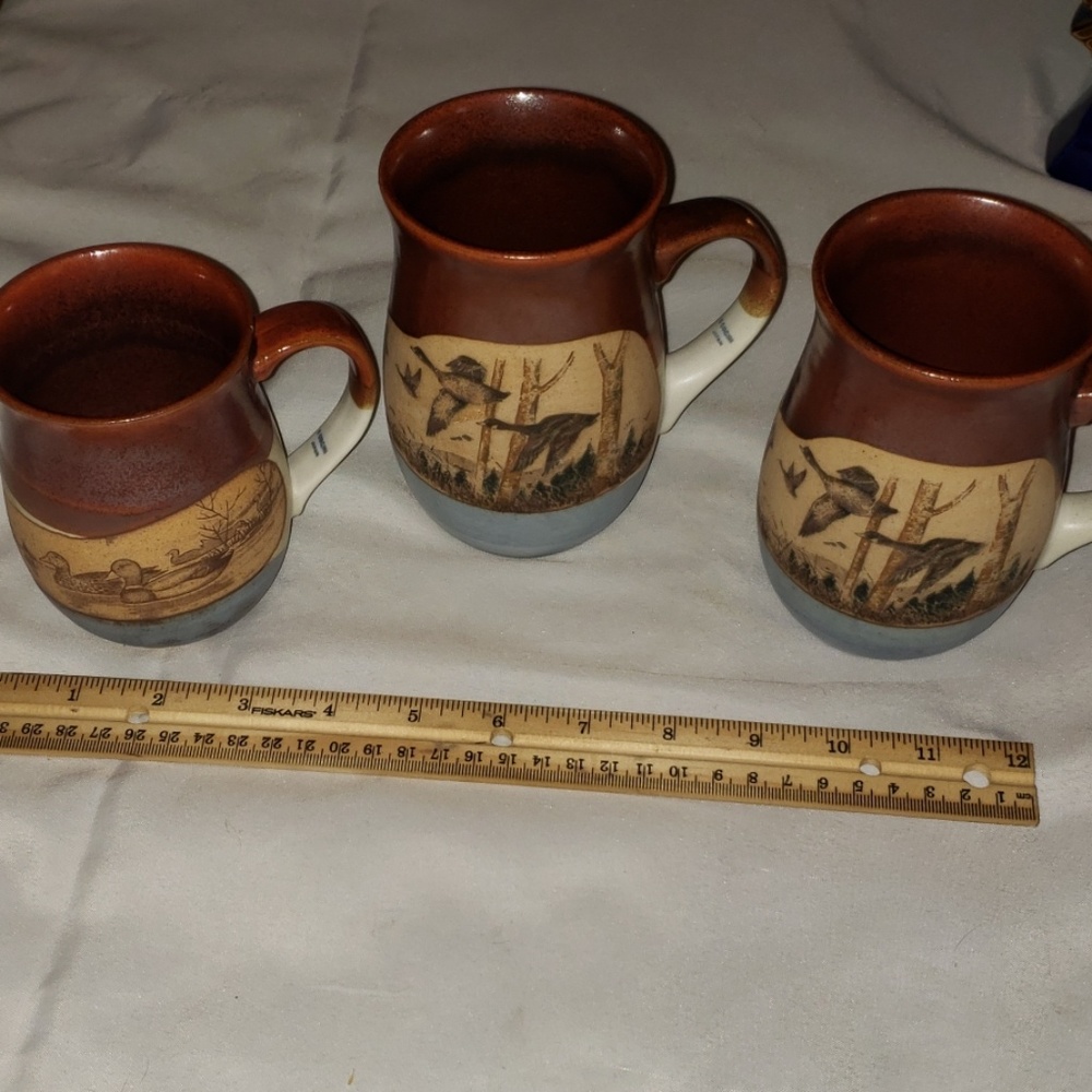 Duck/Goose coffee mugs 3 qty
